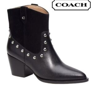 🤠COACH PAULINE STUDDED BOOTIE🤠